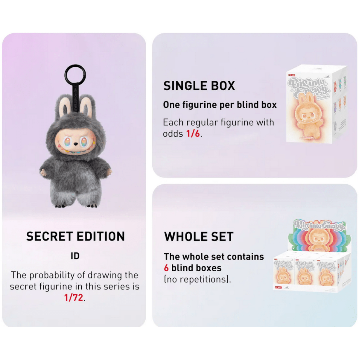 Labubu: Big into energy (Gen 3) - The Monsters Blind Box: POP MART Official - Pocko Monsters