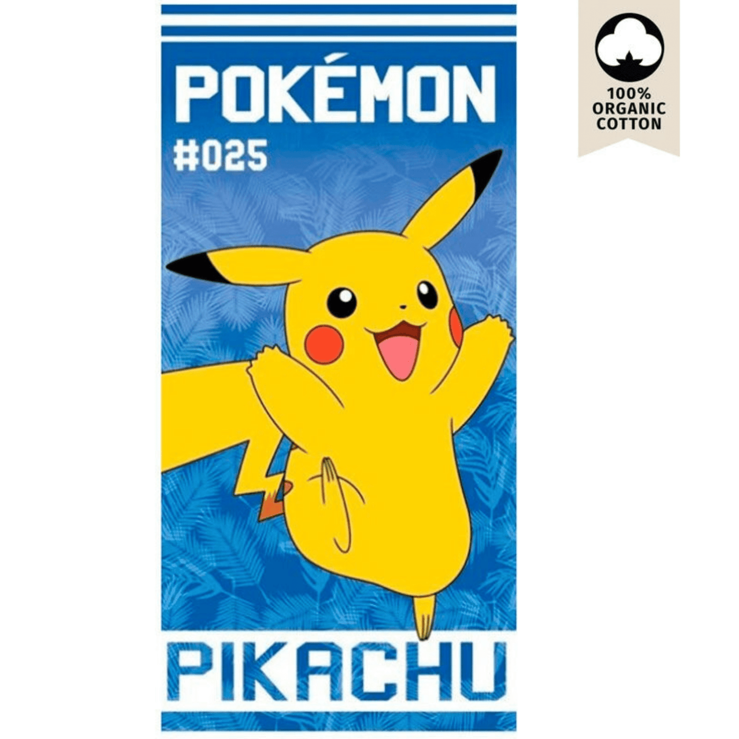 Pokemon badehåndklæde Pikachu 140x70 cm 100% Cotton - Pocko Monsters