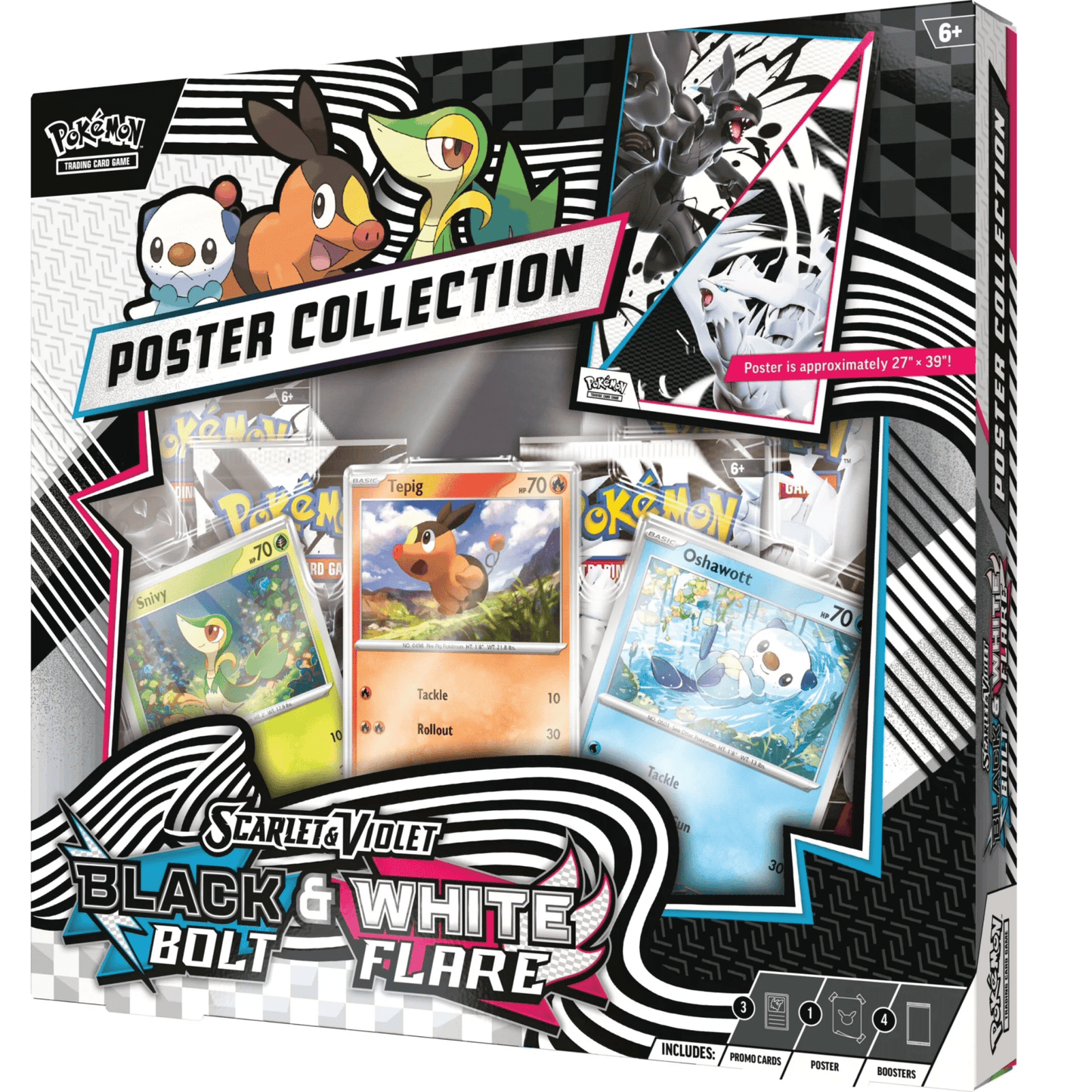 Pokemon: Black bolt and White flare Unova Poster Collection SV10.5 - Pocko Monsters