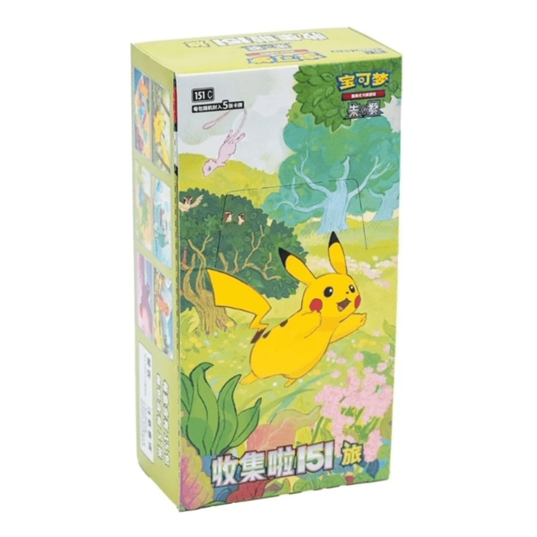 Pokemon: Collect 151 Journey Slim Booster Box - Kinesisk / Chinese - Pocko Monsters