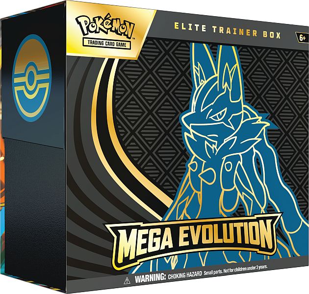 Pokemon: MEGA Evolution Base set Lucario: ME01 - Elite trainer box - Pocko Monsters