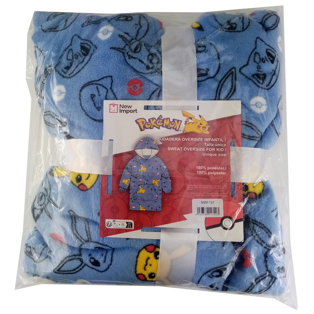 Pokemon oversize sweatshirt coat - kids - Pocko Monsters