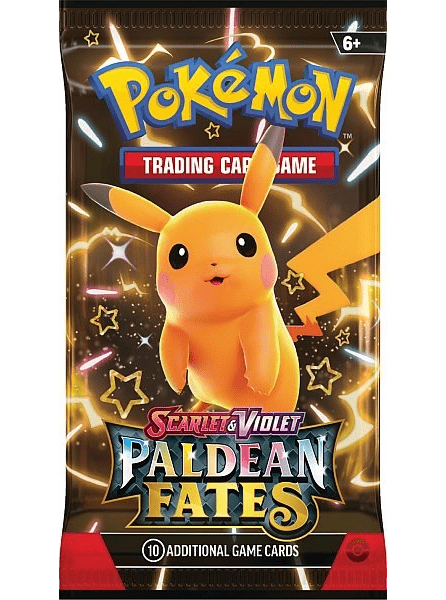 Pokemon: Paldean Fates: Scarlet and Violet SV4.5: 1 stk. Booster Pack - Pocko Monsters