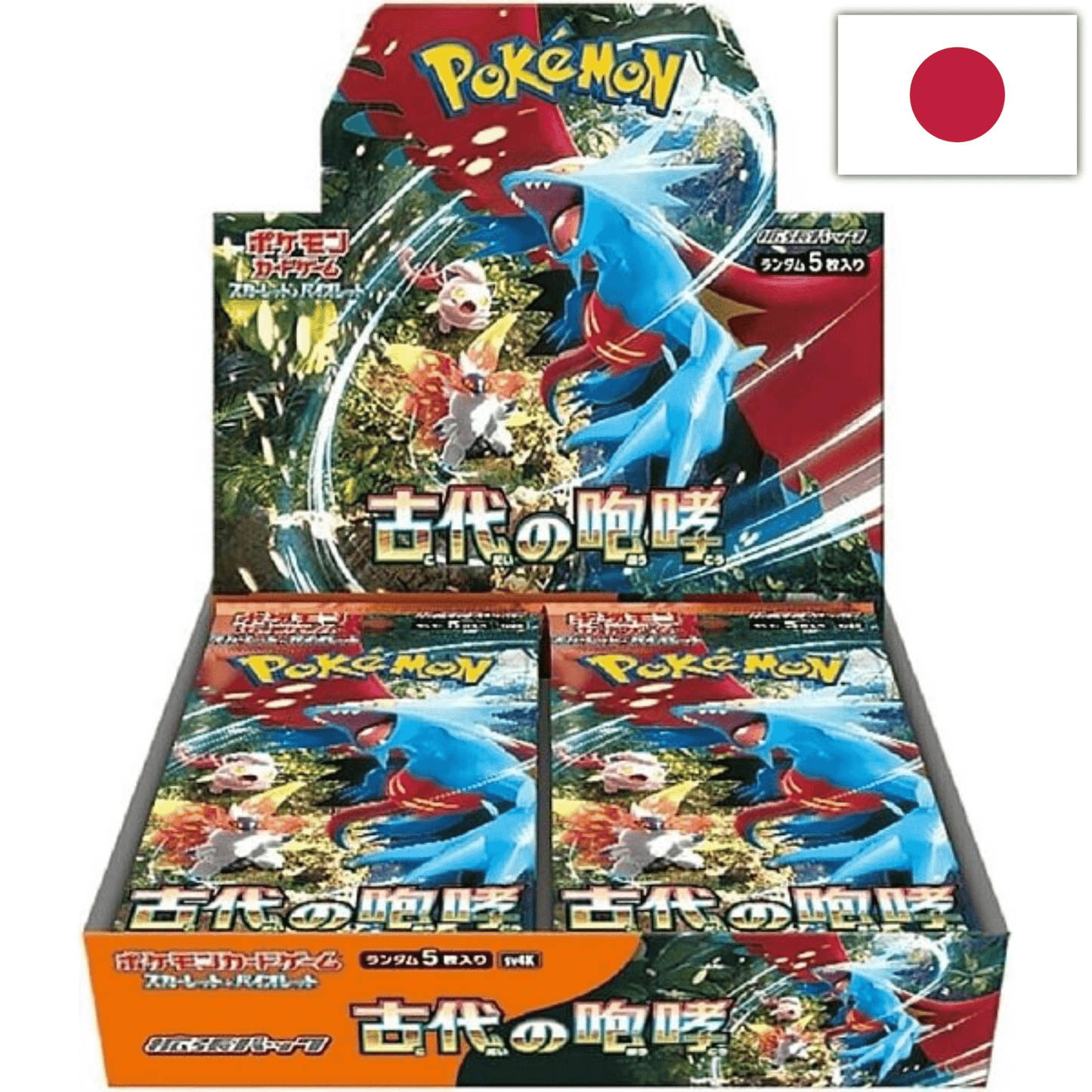 Pokemon SV4K: Ancient Roar - Booster box (30 booster packs) - japansk - Pocko Monsters