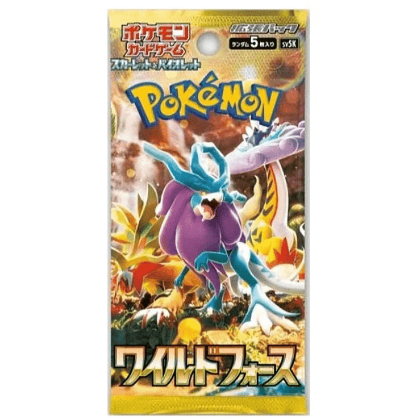 Pokemon SV5k: Wild Force - Booster pack - japansk - Pocko Monsters
