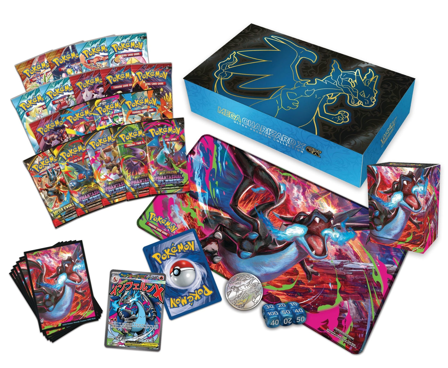 Pokémon TCG: Phantasmal Flames Ultra Premium Collection - Charizard - Pocko Monsters