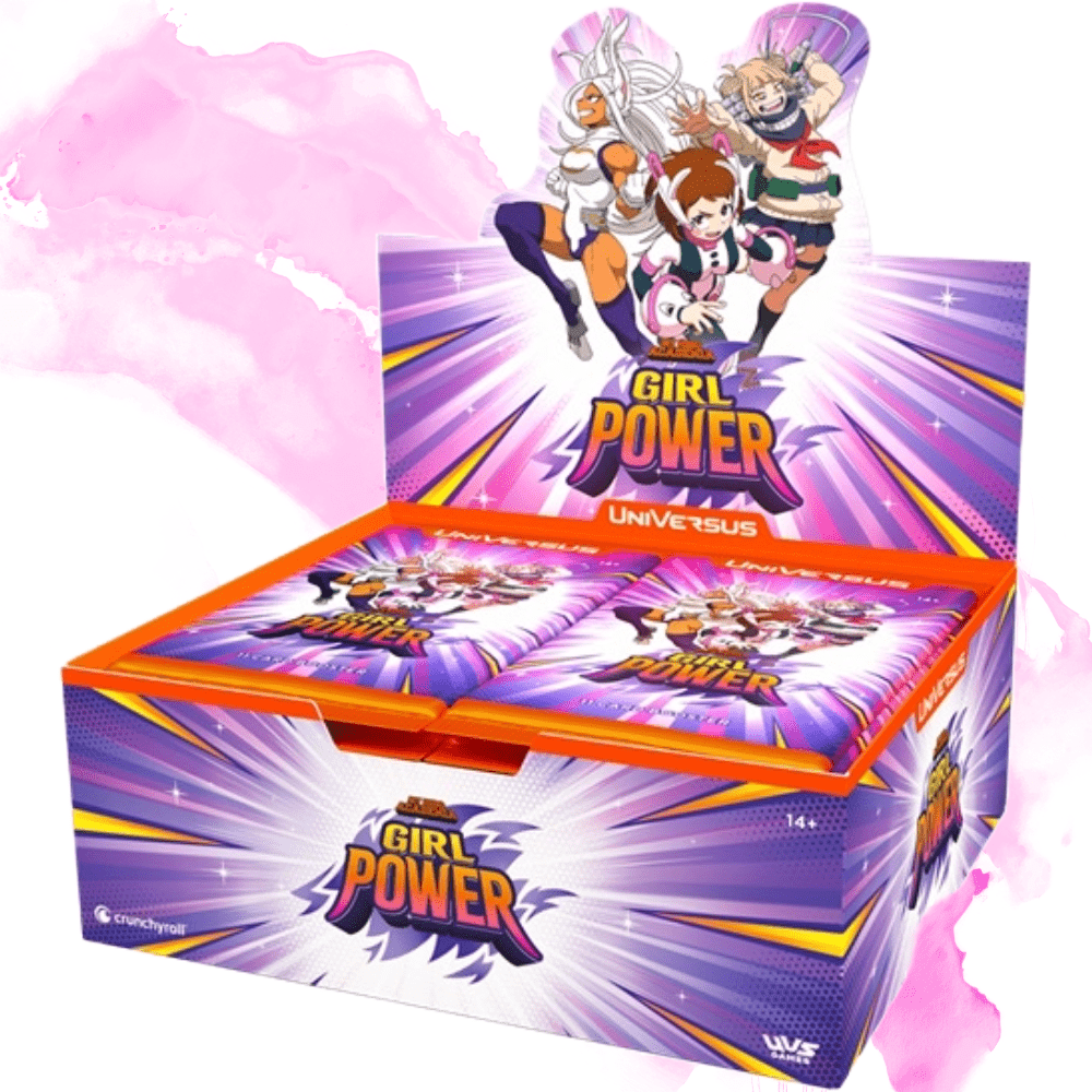 Preorder - UFS My Hero Academia Card Game - Girl Power - Booster Box (24 packs) - Pocko Monsters