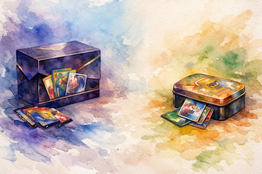 Elite Trainer Box vs tin: Hvad skal du vælge?
