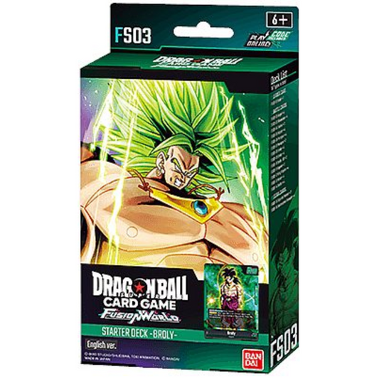 Dragon Ball Super Card Game - Fusion World FS03 Starter Deck - Broly