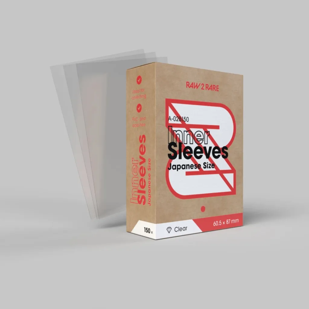 Premium Inner Sleeves – Japanese Size 150 pcs - raw2rare