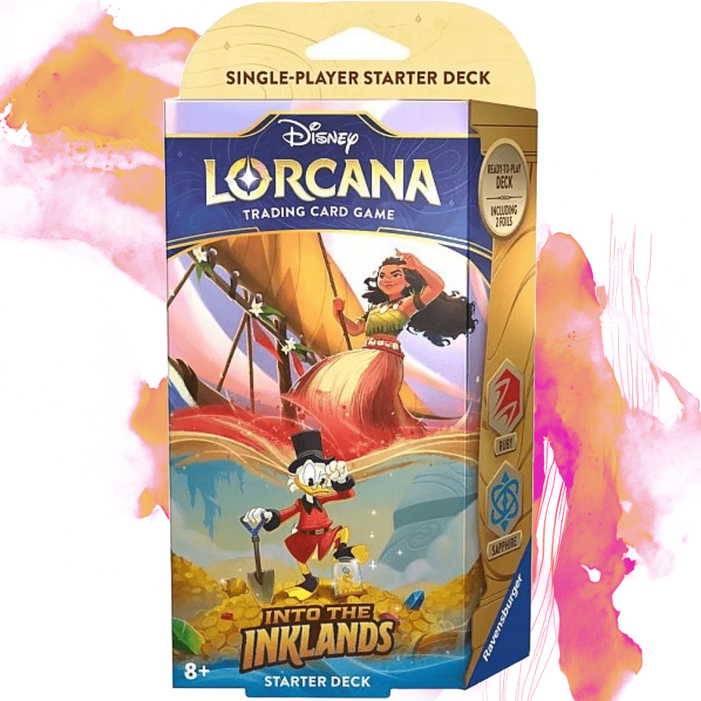 Disney Lorcana TCG: Into the Inklands - Starter Deck: Ruby/Sapphire (Moana & Scrooge McDuck) - Pocko Monsters