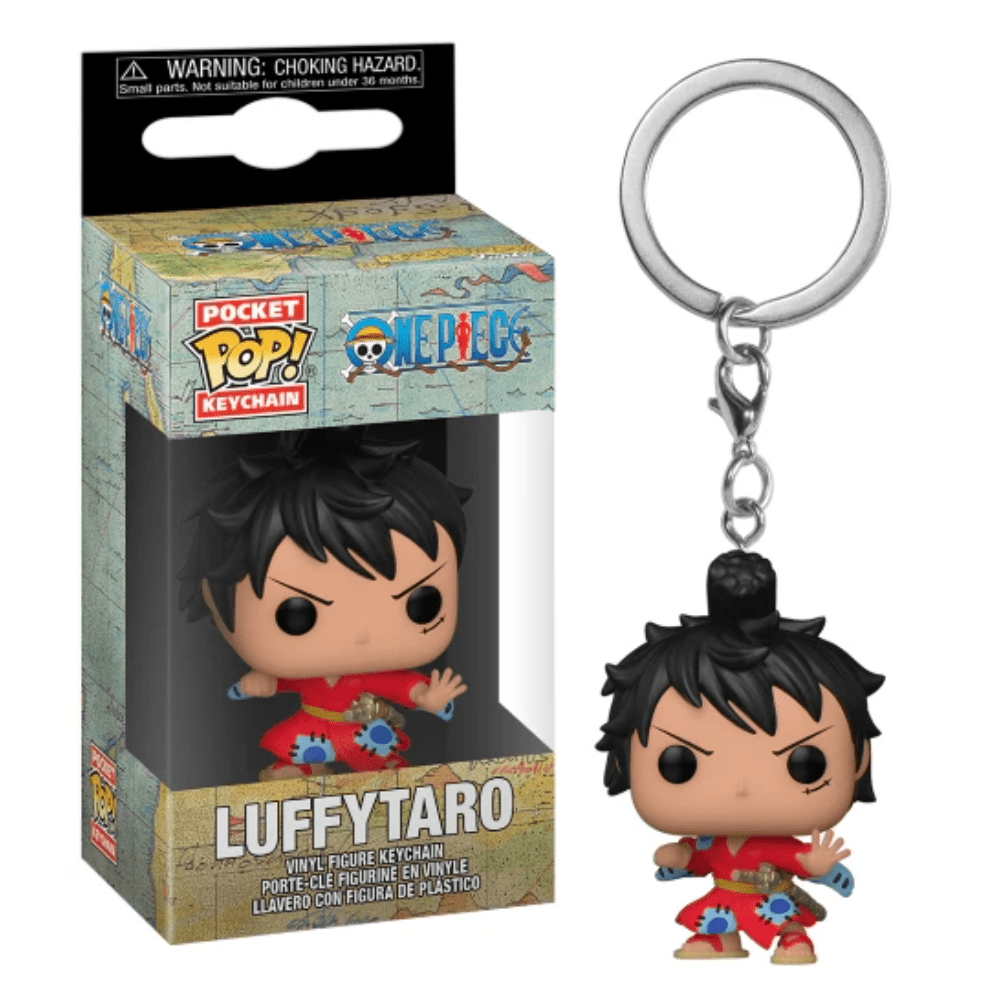 Funko POP! Keychain: One Piece - Luffy in Kimono - Pocko Monsters