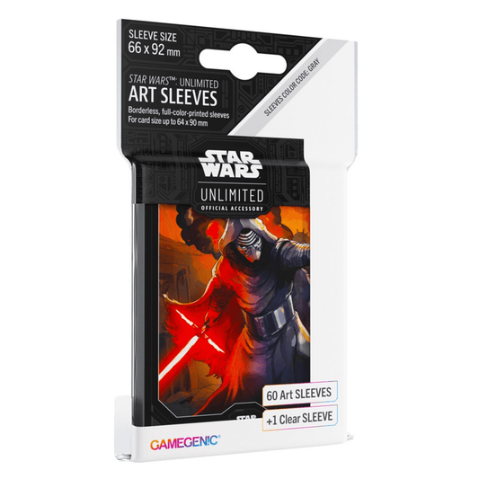 Kylo Ren Card Sleeves - Shadows of the Galaxy: Star Wars: Unlimited (Preorder) - Pocko Monsters