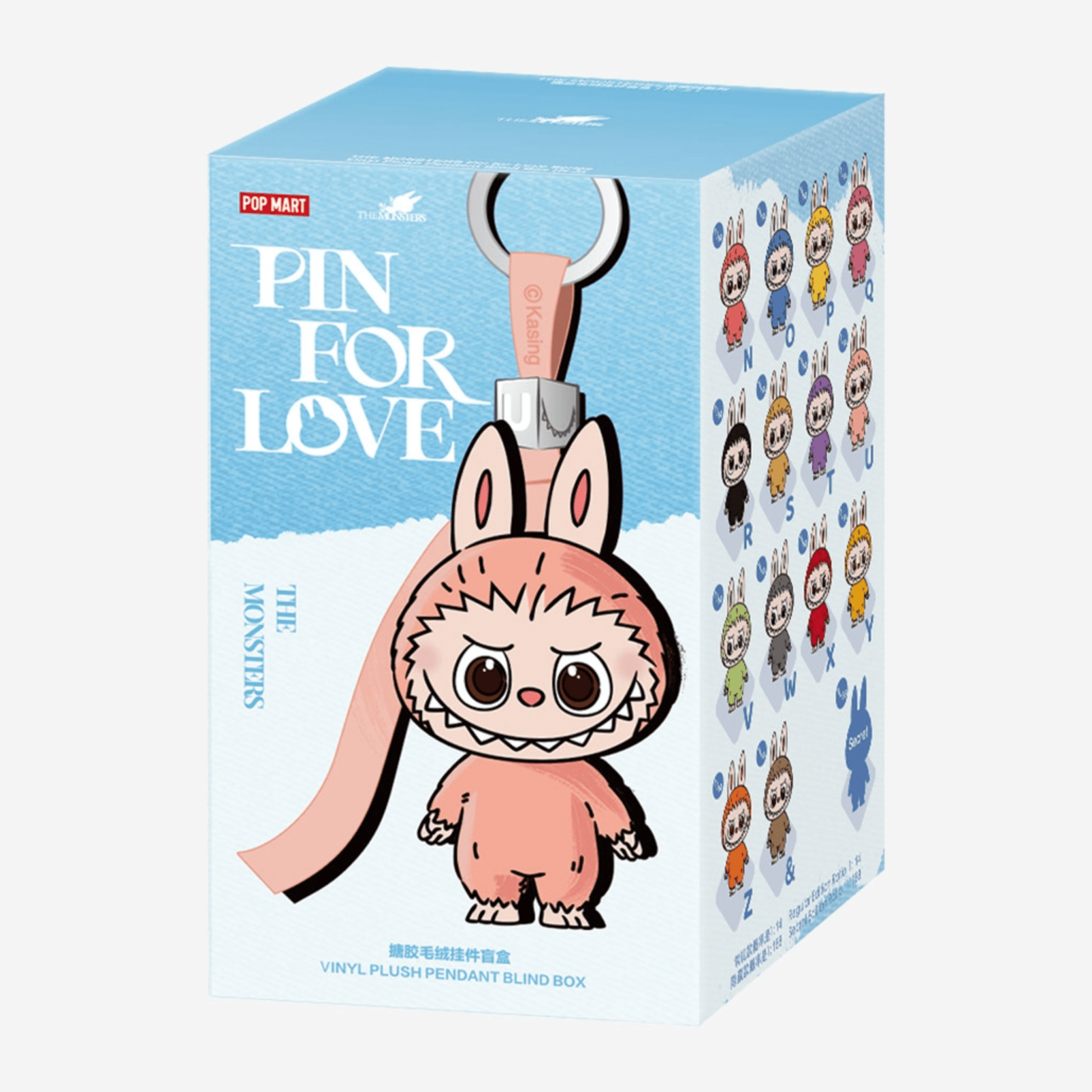 Labubu: Pin For Love N - Z (Gen 4) - The Monsters Blind Box: POP MART Official (FORUDBESTILLING) - Pocko Monsters