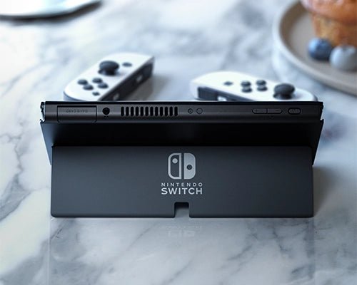 Nintendo switch OLED - Hvid eller Rød/Blå - Pocko Monsters