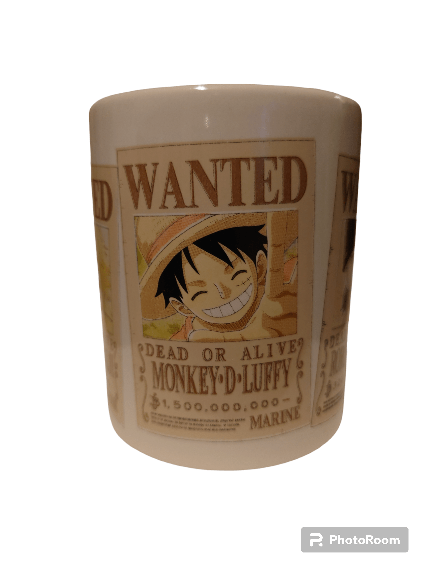 One Piece Krus 325 ml - WANTED Luffy, Zoro, Sanji - Pocko Monsters