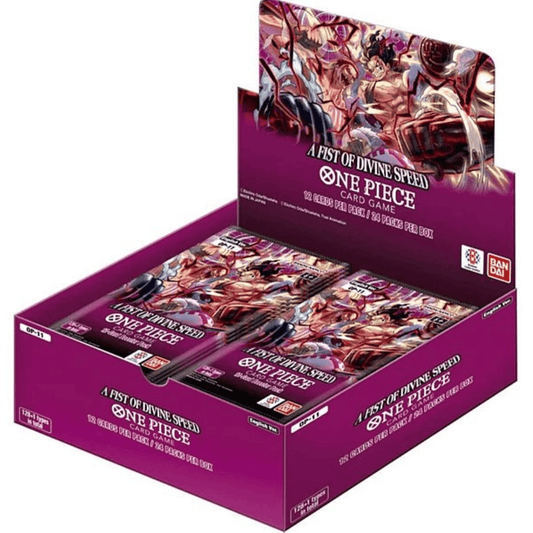 One Piece OP11 - A Fist of Divine Speed - Booster Box (24 Packs) - EN - Pocko Monsters
