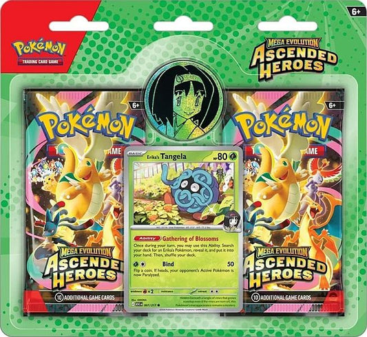 Pokemon: 2-pack blister Erika's Tangela: MEGA Evolution Ascended Heroes ME 2.5