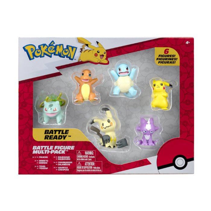 Pokemon Battle Figure - 6 Pack - Pocko Monsters