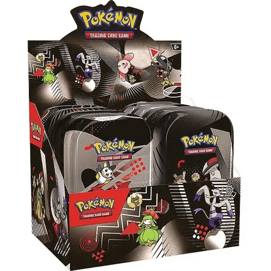 Pokemon: Black Bolt & White Flare - Mini Tin Display - SV10.5 (8 x mini tins) - Pocko Monsters