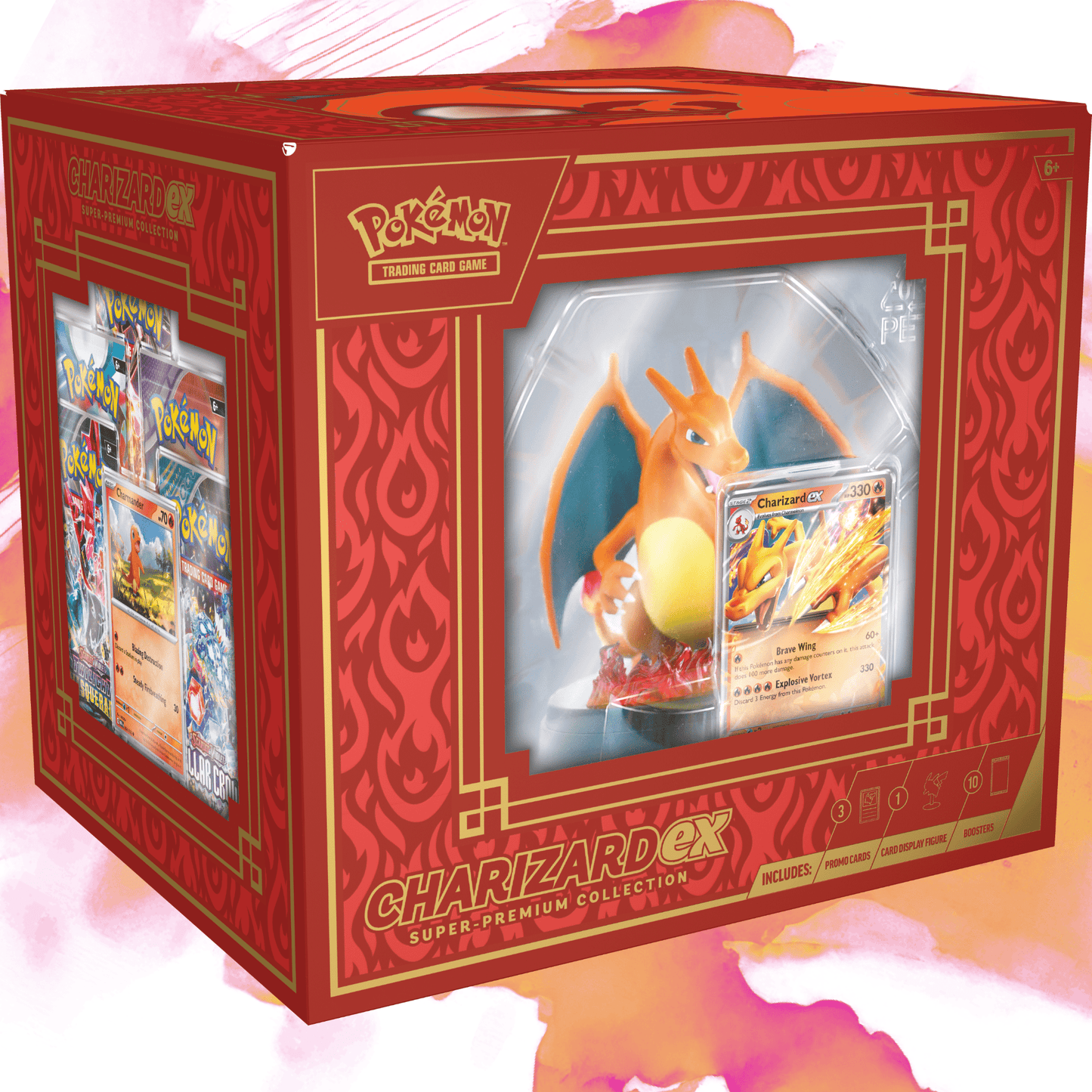 Pokemon: Charizard ex Super - Premium Collection - EN (10 booster packs) - Pocko Monsters