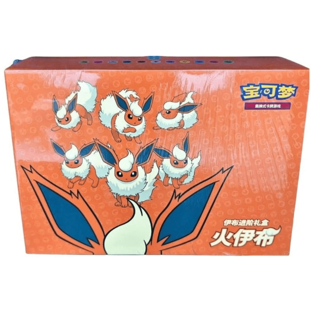 Pokemon: Flareon VMAX gift box - Sword And Shield - Kinesisk / Chinese - Pocko Monsters