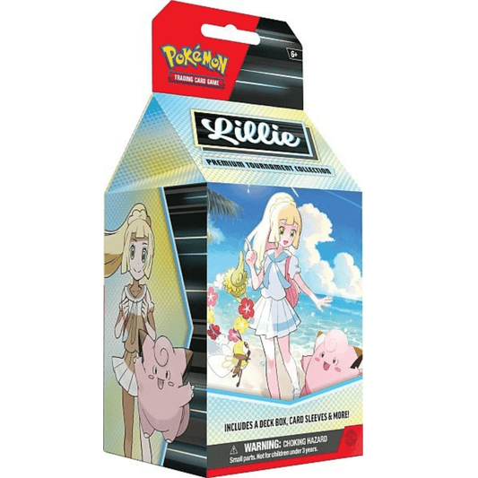 Pokemon: Lillie Premium Tournament Collection, 6 boostes, 4 promokort mm - Pocko Monsters