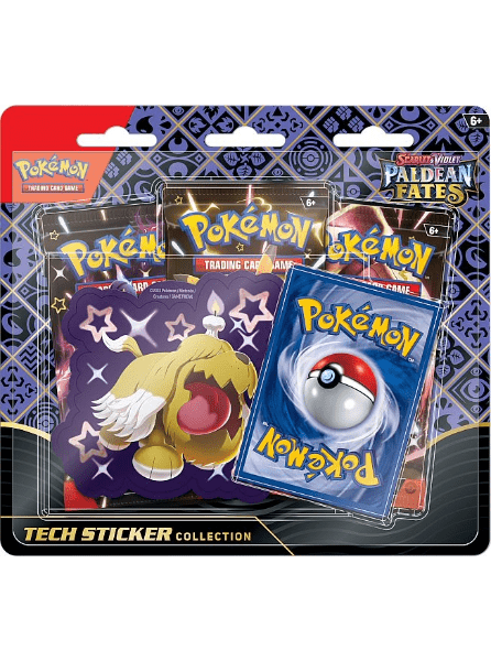 Pokemon: Paldean Fates: Scarlet and Violet SV4.5: Greavard Tech Sticker Collection - Pocko Monsters