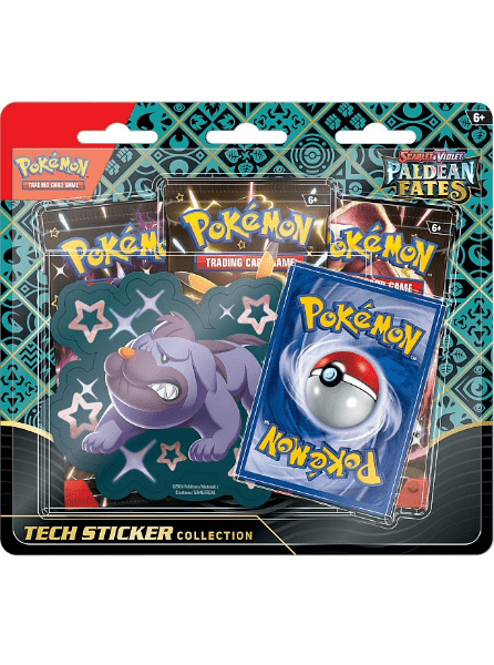 Pokemon: Paldean Fates: Scarlet and Violet SV4.5: Maschiff Tech Sticker Collection - Pocko Monsters