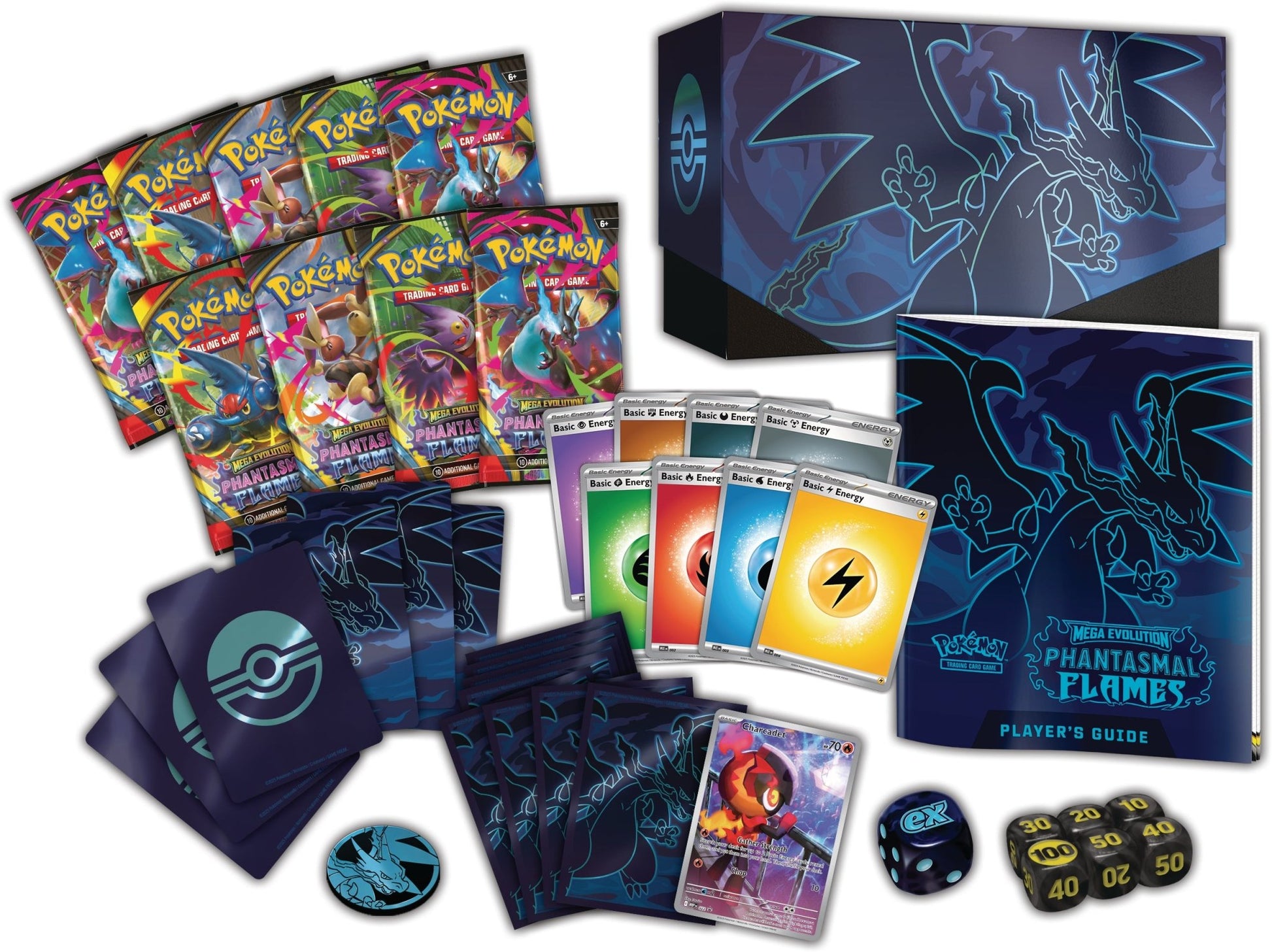 Pokemon: Phantasmal Flames: MEGA Evolution: ME02 - Elite trainer box - Pocko Monsters