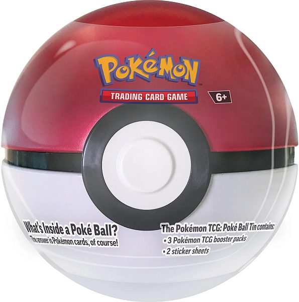 Pokemon Pokeball i Tin 2023 - 3 booster packs + 2 stickers - Pocko Monsters