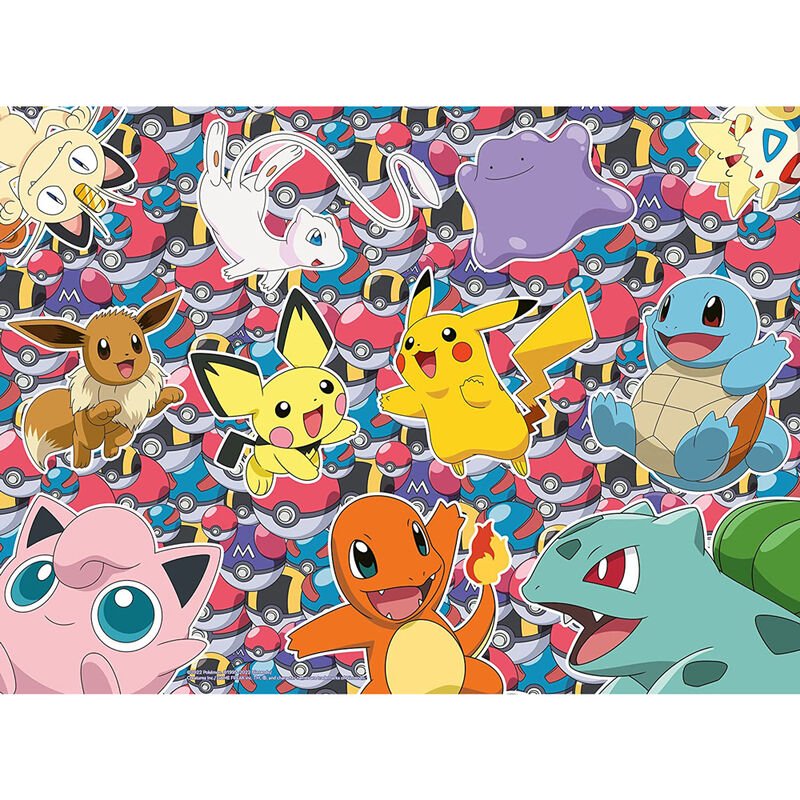 Pokemon puslespil 100 brikker, Ravensburger - Pocko Monsters