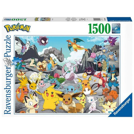 Pokemon puslespil 1500 brikker, Ravensburger - Pocko Monsters