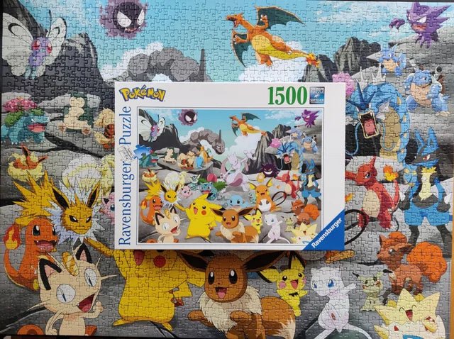 Pokemon puslespil 1500 brikker, Ravensburger - Pocko Monsters