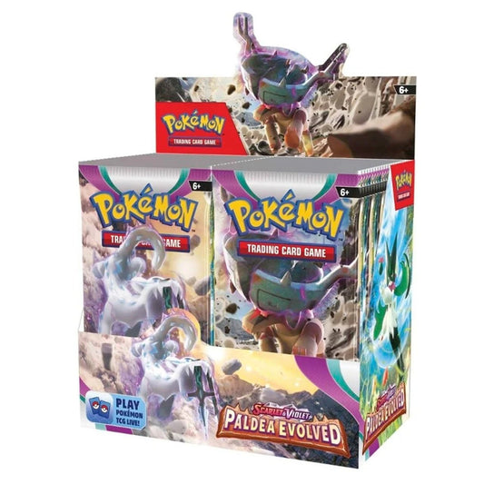 Pokemon Scarlet And Violet: Paldea Evolved Booster Box - 36 stk. - Pocko Monsters