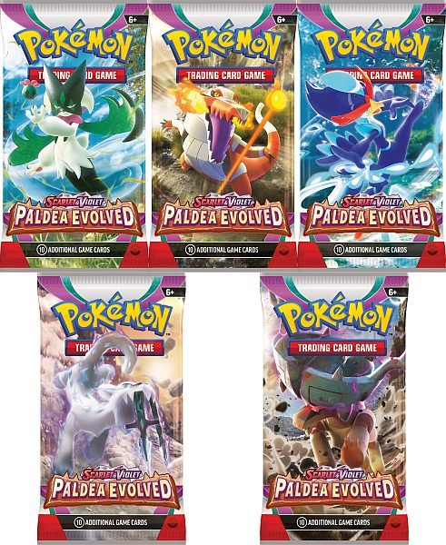 Pokemon Scarlet And Violet: Paldea Evolved Booster Box - 36 stk. - Pocko Monsters