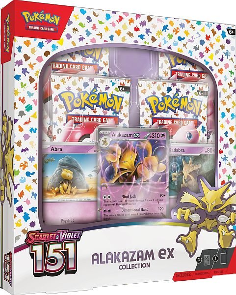 Pokemon Scarlet & Violet: 151 - ex Box: Alakazam ex - Pocko Monsters