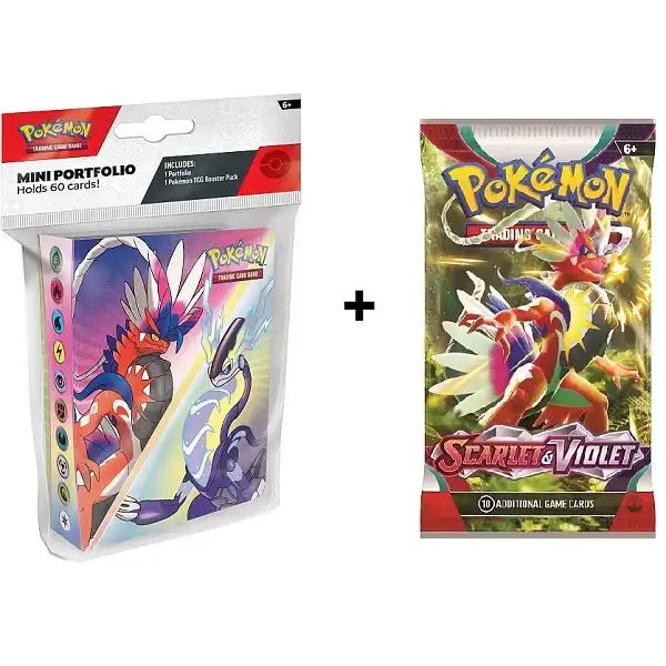 Pokémon: Scarlet & Violet Mini Portfolio & Booster Pack - Pocko Monsters