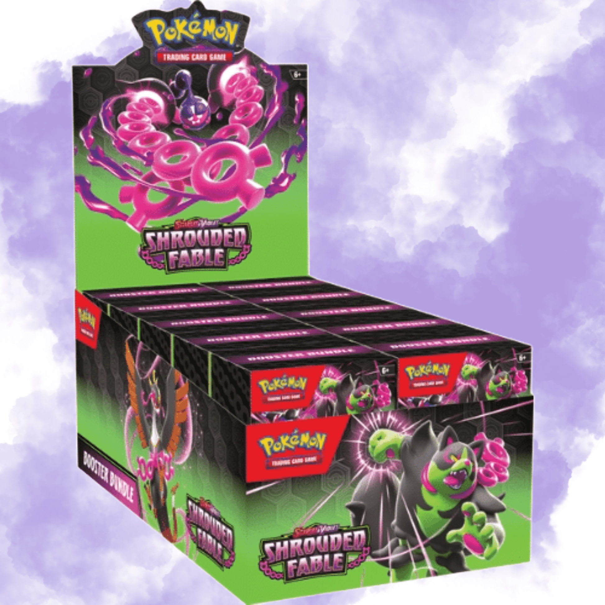 Pokemon Shrouded Fable - Booster Bundle display (10 Boxes, i alt 60 Boosters) - Pocko Monsters