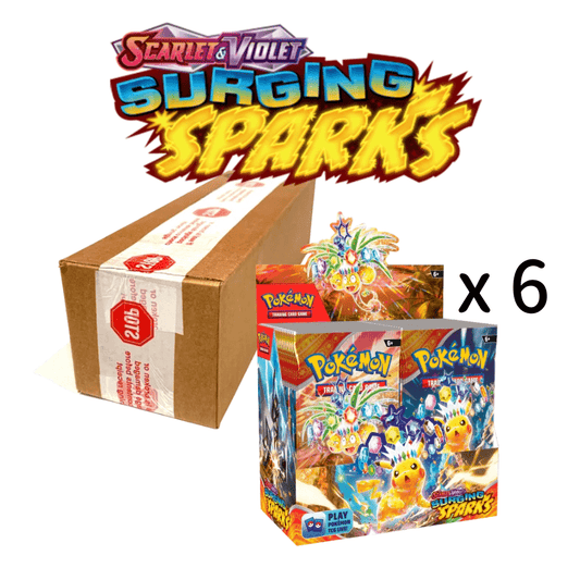 Pokemon: Surging Sparks - Sv8 - Case Booster box (6 x boxe) - Pocko Monsters