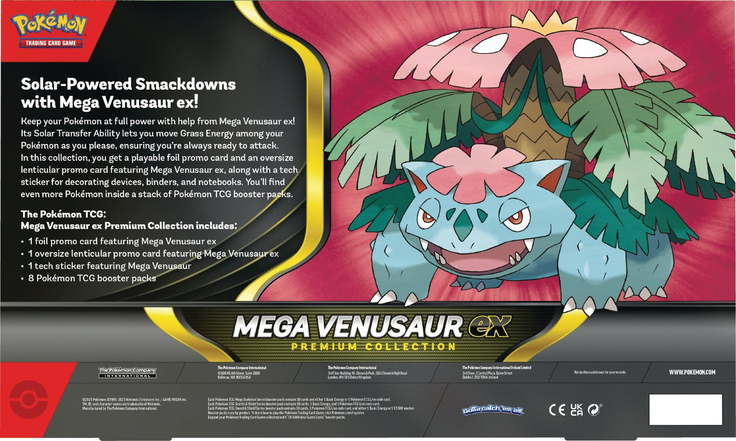 Pokémon TCG: Mega Venusaur ex Premium Collection - Pocko Monsters
