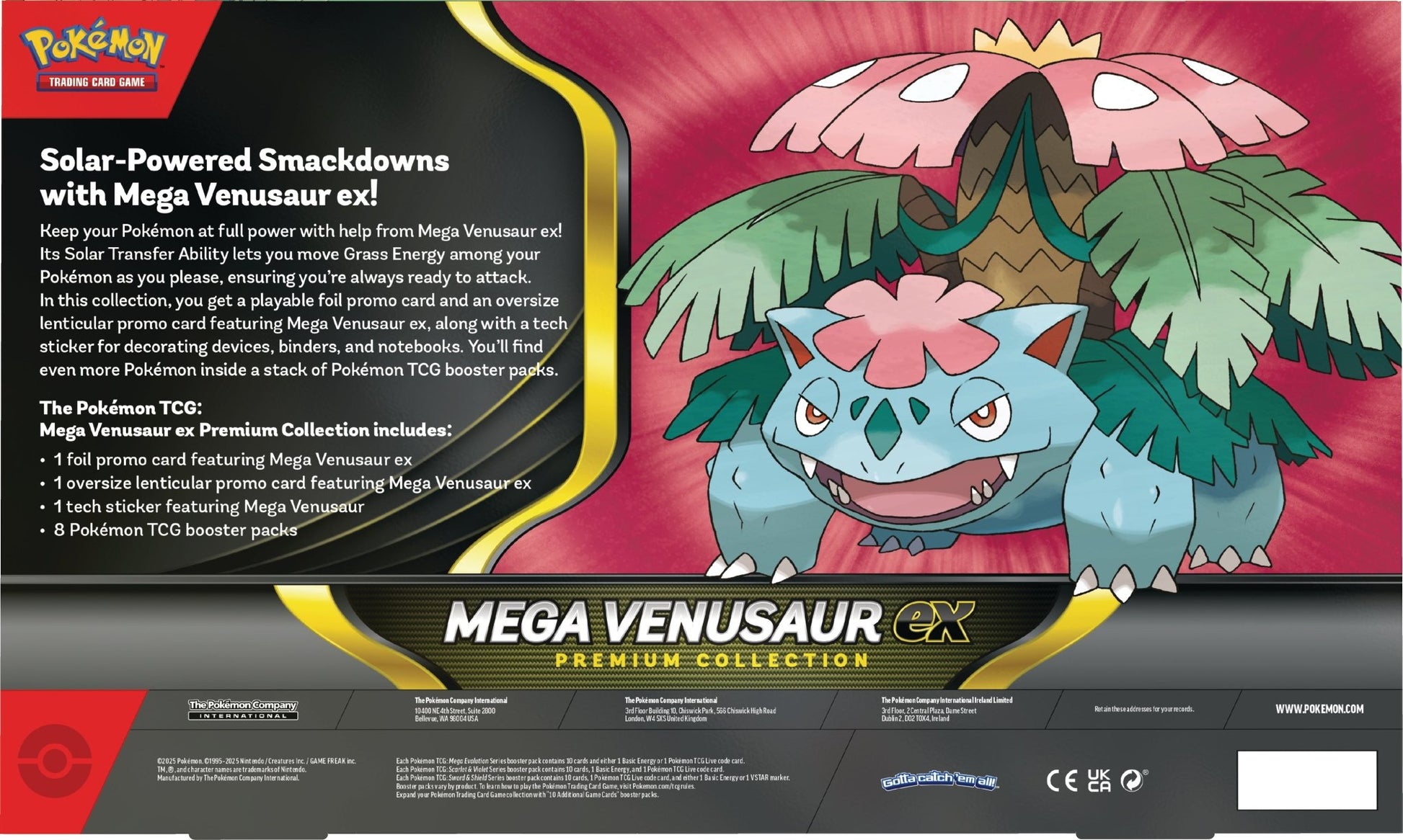 Pokémon TCG: Mega Venusaur ex Premium Collection - Pocko Monsters