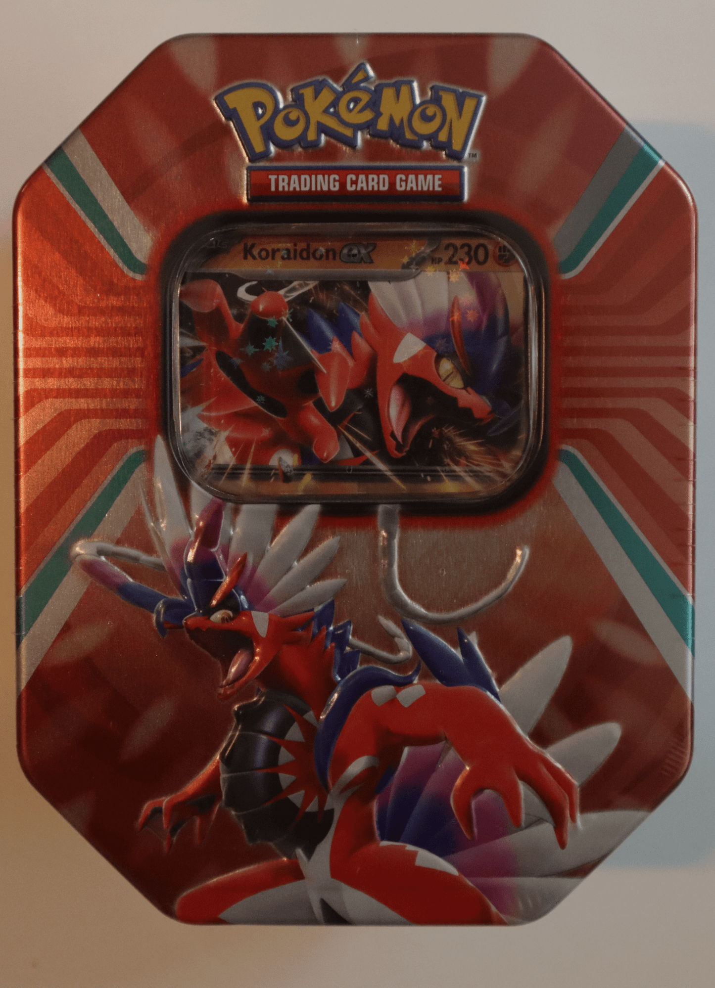 Pokemon TCG: Paldea Evolved Tin: Miraidon EX eller Koraidon EX - Pocko Monsters