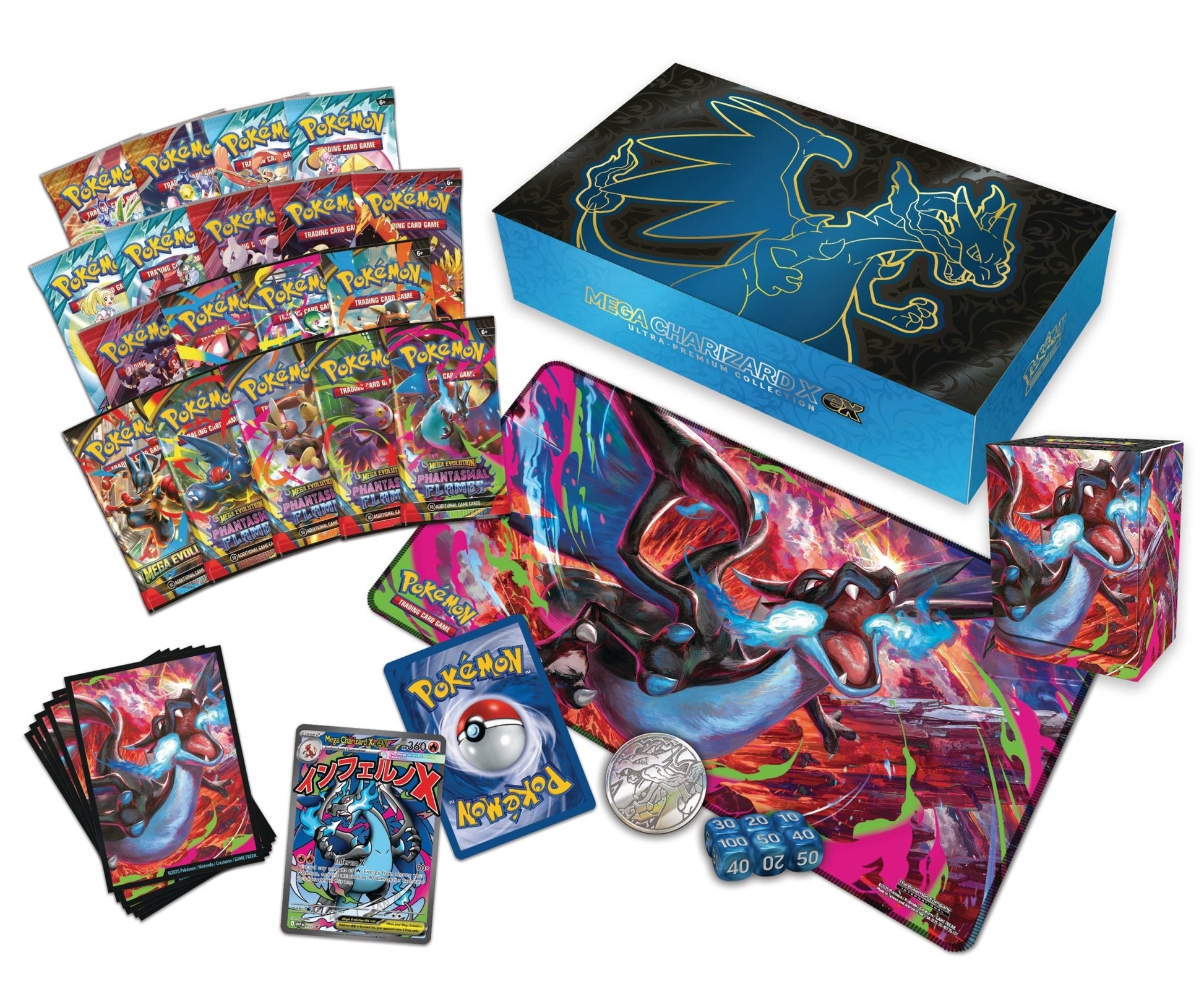 Pokémon TCG: Phantasmal Flames Ultra Premium Collection - Charizard - Pocko Monsters