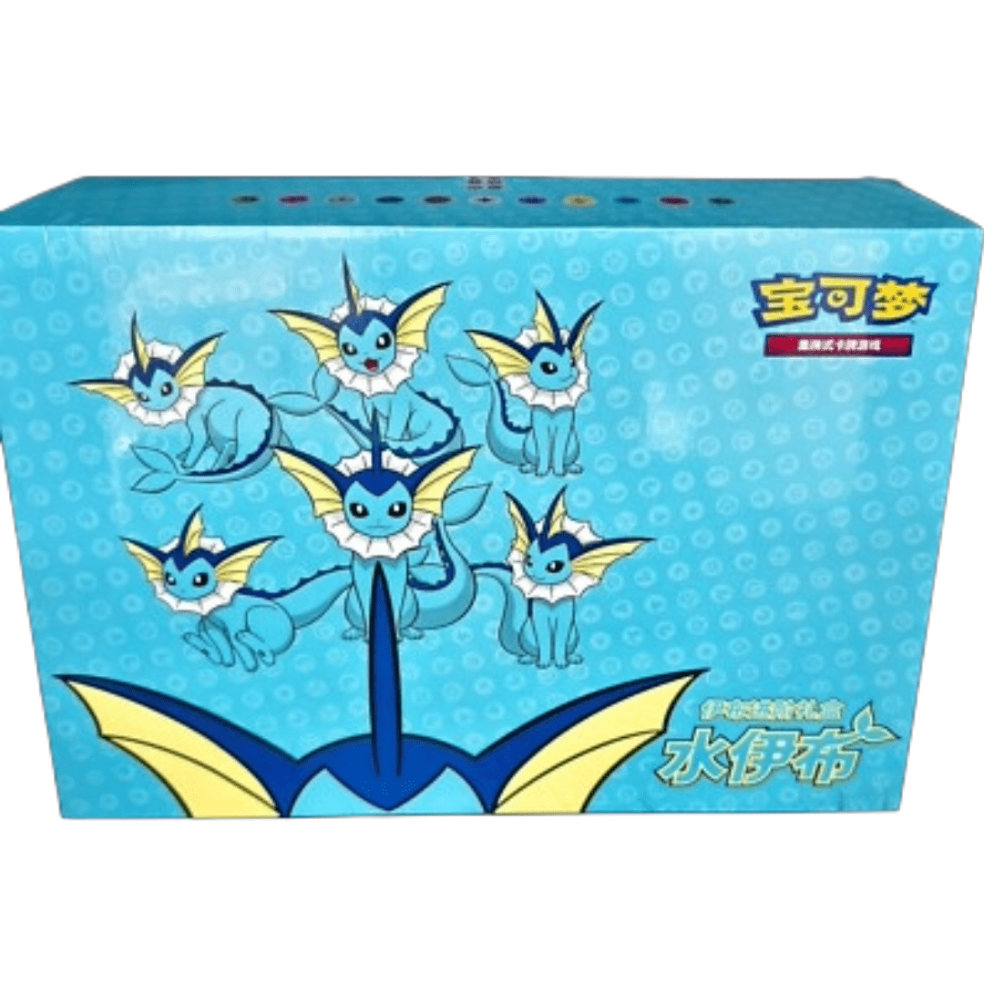 Pokemon: Vaporeon VMAX gift box - Sword And Shield - Kinesisk / Chinese - Pocko Monsters