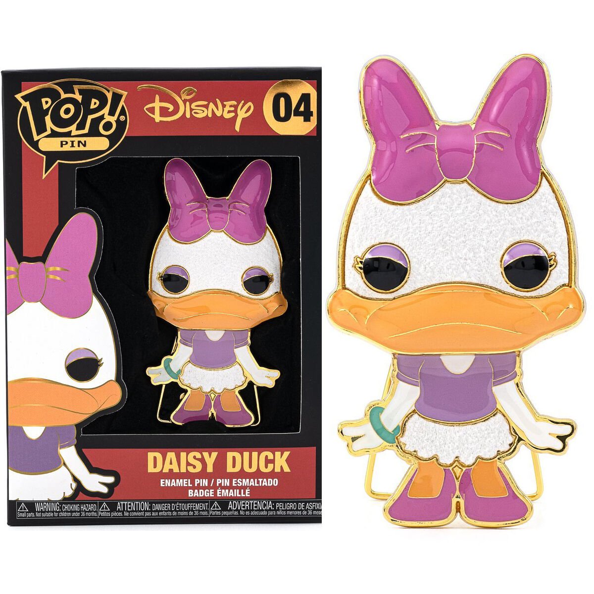 POP Disney Daisy Large Enamel - Pin 10cm #04 - Pocko Monsters