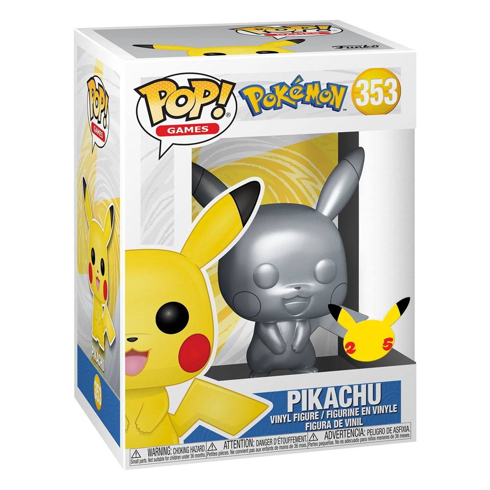 POP figure Pokemon Pikachu Silver Edition #353 - Pocko Monsters