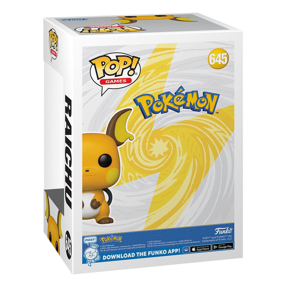 POP figure: Pokemon: Raichu #645 - Pocko Monsters