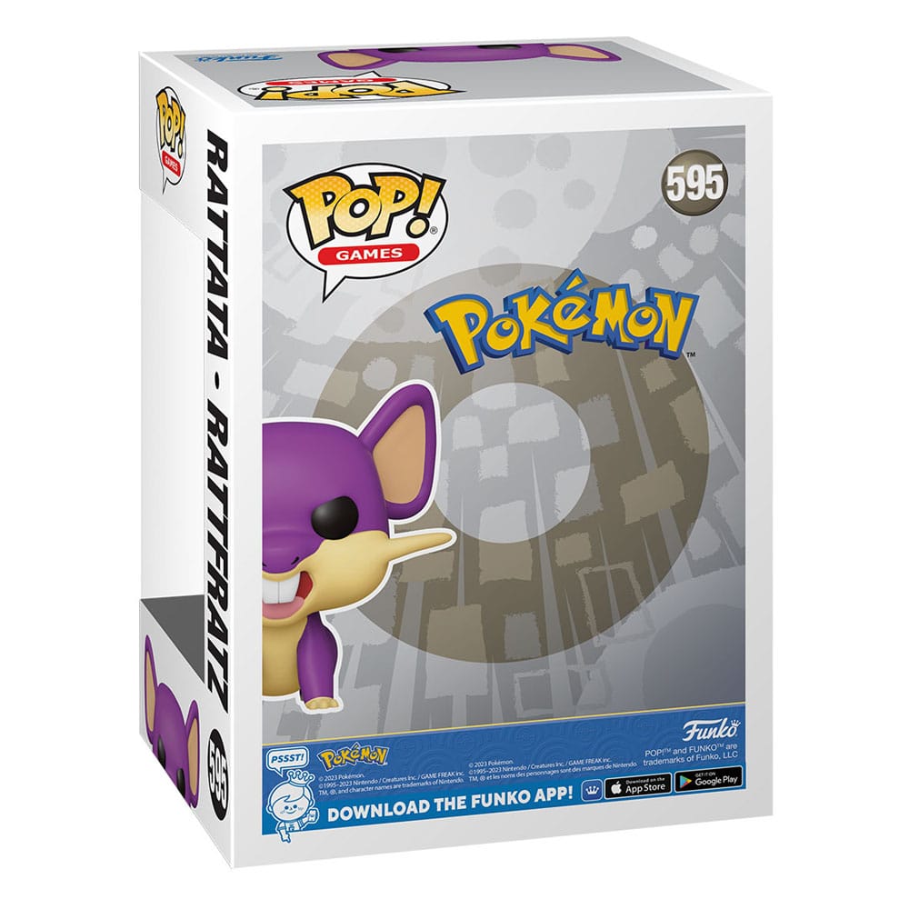 POP figure: Pokemon: Rattata #595 - Pocko Monsters