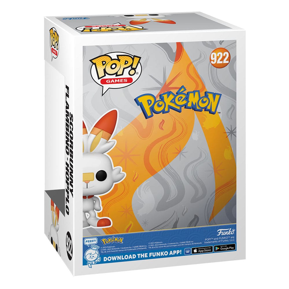 POP figure: Pokemon: Scorbunny #922 - Pocko Monsters